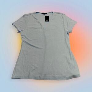 INC INTERNATIONAL CONCEPTS Women’s XL Blue V Neck T-Shirt